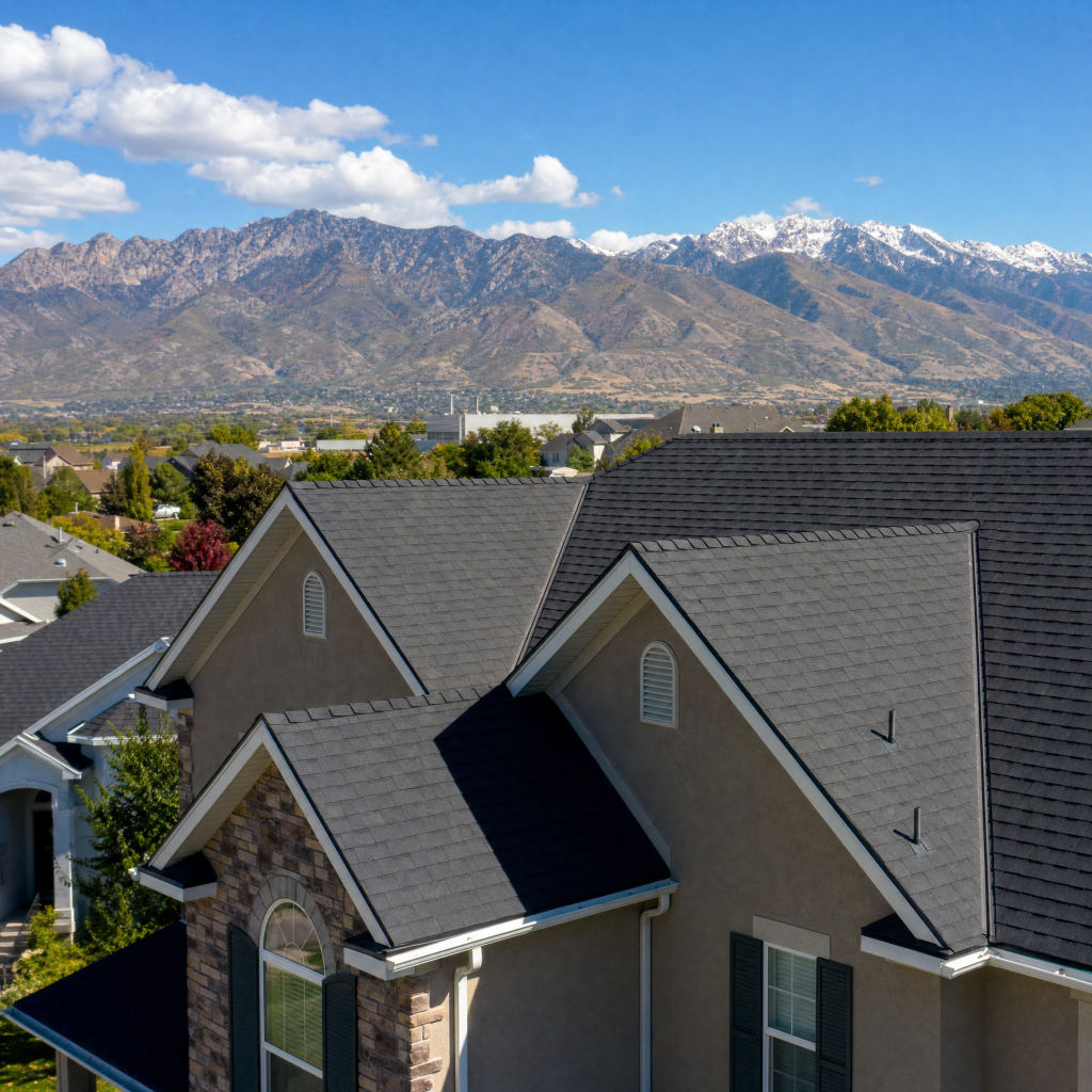 Residential roofing project by a roofing contractor in Sandy Utah