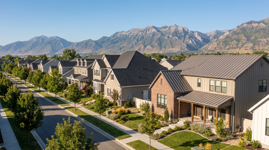 Residential roofing services from a roofing contractor in South Jordan Utah
