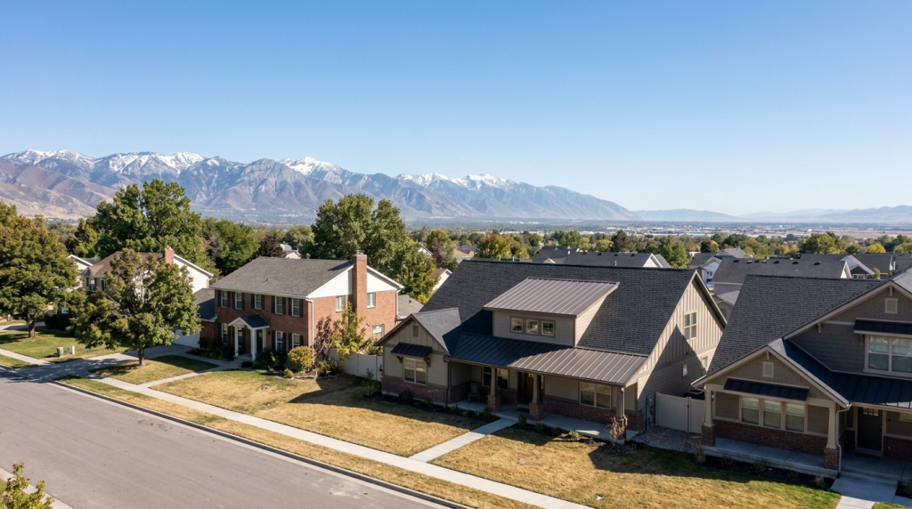 Residential roofing services from a roofing contractor in West Jordan Utah