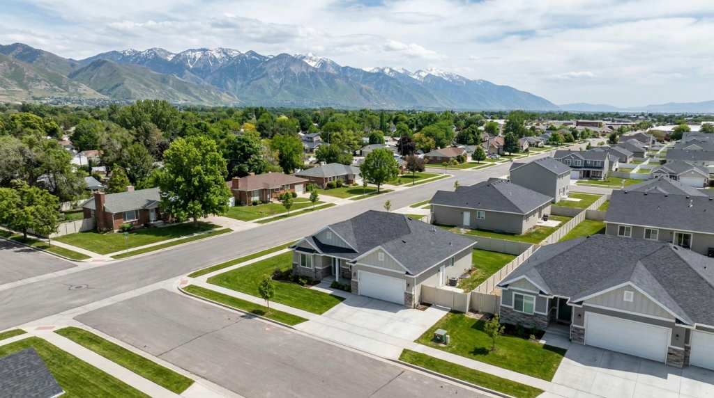 Residential roofing services from a roofing contractor in Clinton Utah