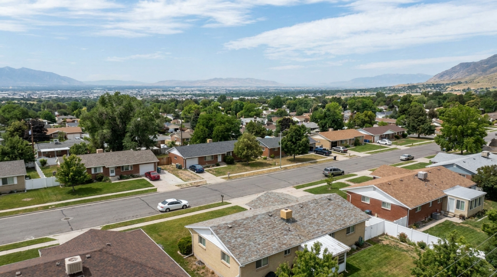 Residential roofing services from a roofing contractor in Kearns Utah
