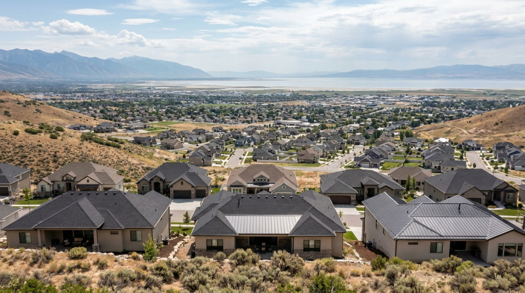 Residential roofing services from a roofing contractor in North Salt Lake Utah
