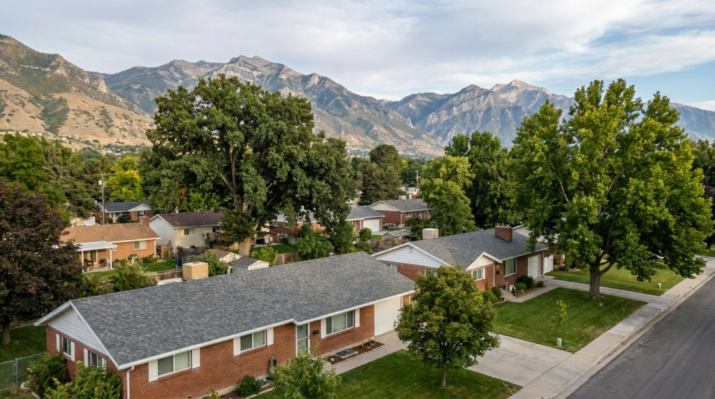 Residential roofing services from a roofing contractor in Pleasant Grove Utah